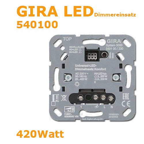 Ansicht Gira Dimmer 54010