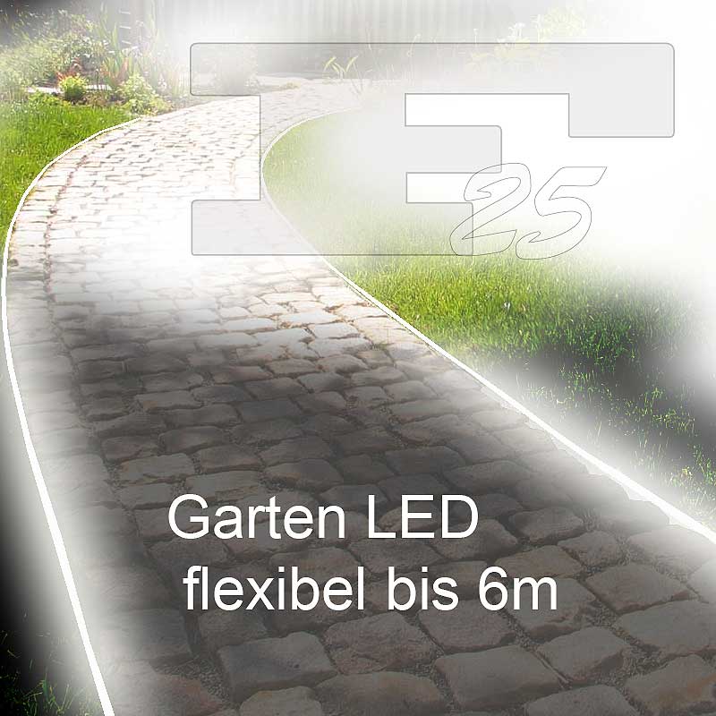 Gartenweg beleuchten LED Lichtlinie