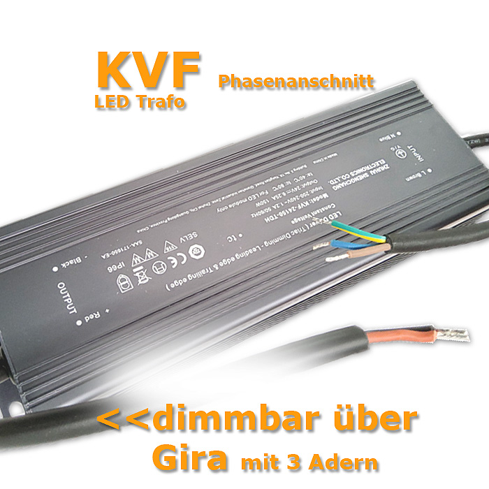 Lichtdecken-dimmen-konventionell mit Trafo KVF-24150/ KVF-24200/ KVF-24320