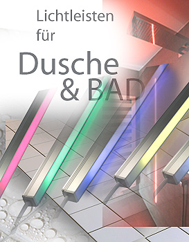 Led-Beleuchtung in Dusche