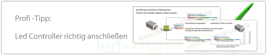 Led Controller anschliessen