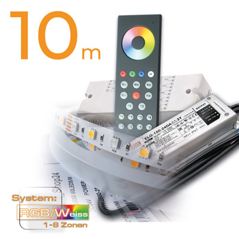 1-30m LED RGB System Streifen Lichtband Set Fernbedienung IR Funk SMD5050 NEU