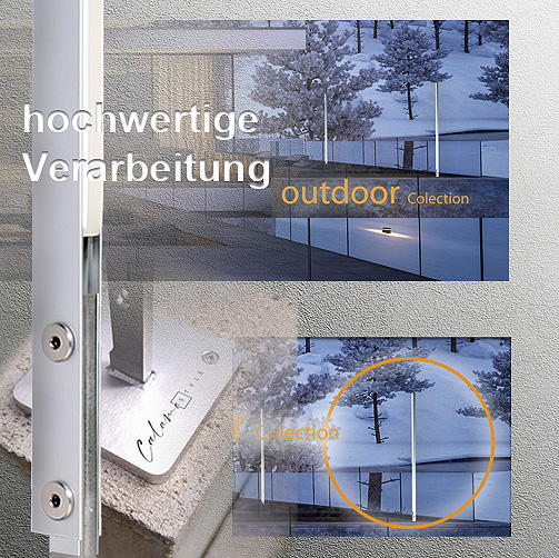 moderne Beleuchtung fürGartenleuchten mit Design