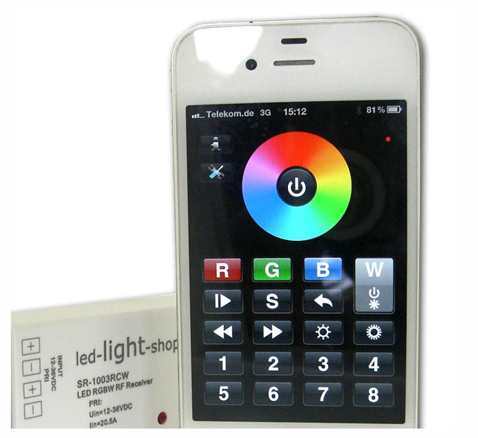 Led Light Remote App For Iphone : Control Any Led Light Strip With Your Phone Works With Alexa ...